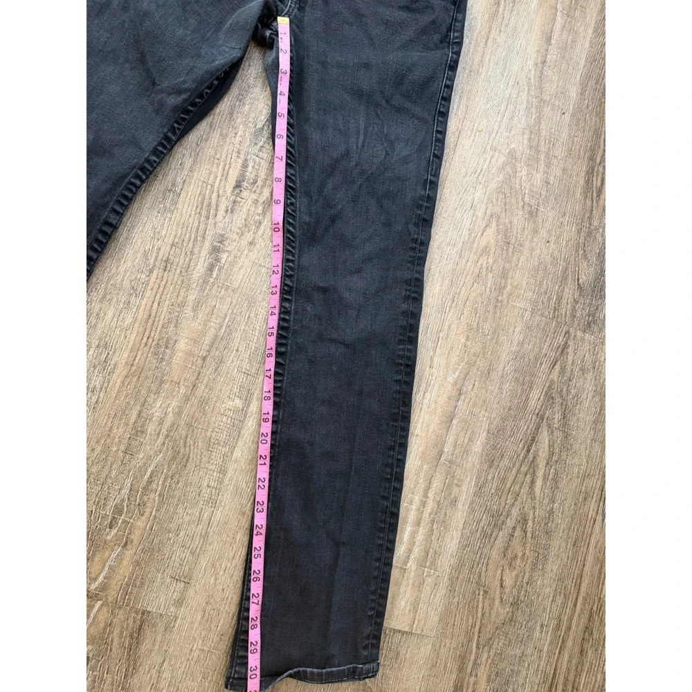 True Religion Ricky Relaxed Straight Jeans Black Washed Denim Size 29 Mens